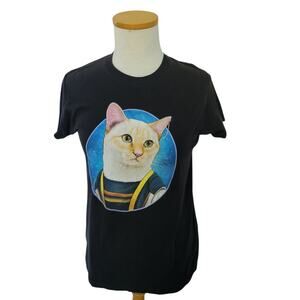 Hot Topic Dr Who Graphic T Shirt Cat Thirteen Doctor Art By Jenny Parks SM